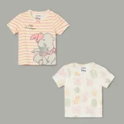 juniors by lifestyle Girls Pack of 2 Printed T-Shirt with Short Sleeves-picture-46