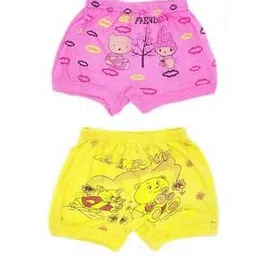 cumsin Girls Pack of 2 Graphic Print Cotton Bloomers-picture-43