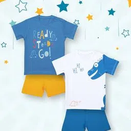 pixie n prince Set of 2 Graphic Print Shorts Set-picture-18