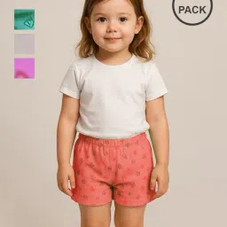 gialon Girls Pack of 4 Graphic Print Cotton Briefs image 1