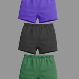 cumsin Girls Pack of 3 Briefs with Elasticated Waist-picture-25