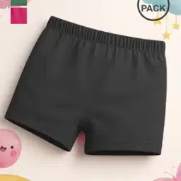 fashion comfortz Girls Pack of 3 Bloomers with Elasticated Waist-picture-45