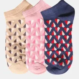 n2s next2skin Women Pack of 3 Woven Socks-picture-32