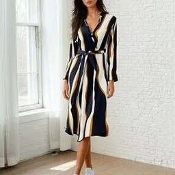 bollyclues Women Printed A-Line Dress-picture-50
