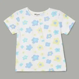 fame forever by lifestyle Girls Floral Print Regular Fit Top-picture-49