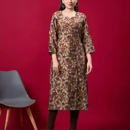jds lifestyle Women Floral Print Straight Kurti-picture-25