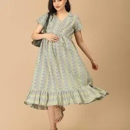 the mom store Women Chevrons A-line Dress-picture-53