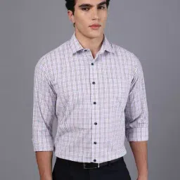 buda jeans co Men Checked Slim Fit Shirt image 1