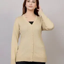 feverfew Women Sweater Dress with Button-Closure-picture-10