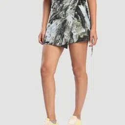 bene kleed Women Printed Wrap-Around Mini Skirt-picture-44