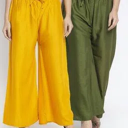 daive Women Pack of 2 Palazzos -picture-21