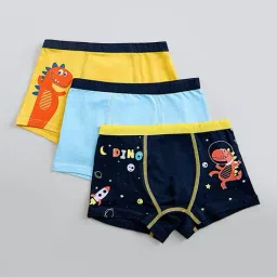 hopscotch Boys Pack of 3 Printed Boxers image 1