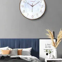 random Printed Round Wall Clock  image 1