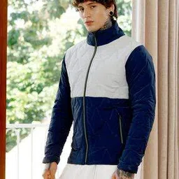 campus sutra Men Colourblock Regular Fit Puffer Jacket-picture-14