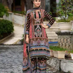 tanuka Women Embellished Flared Kurta Set image 1