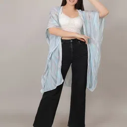 mod & shy Women Lace Regular Fit Front-Open Shrug image 1