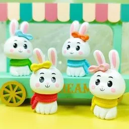 Pack of 4 Car Decoration Charming Cartoon Rabbit-image-19
