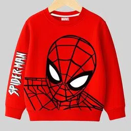 kuchipoo Boys Graphic Print Regular Fit Round-Neck Sweatshirt-picture-47