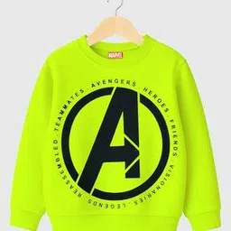 kuchipoo Boys Graphic Print Regular Fit Round-Neck Sweatshirt-picture-29