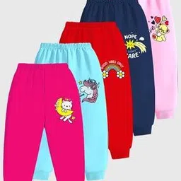 kuchipoo Girls Pack of 5 Printed Pyjamas-picture-12