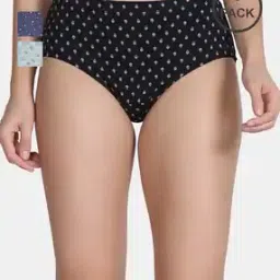 zivame Pack of 3 Printed Hipster Panties with Elasticated Waistband-picture-10