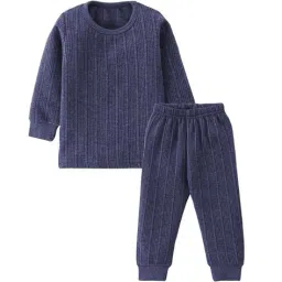 beach curve Boys Ribbed Thermal Set image 1
