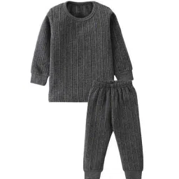 beach curve Boys Ribbed Thermal Set image 1