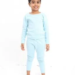 gialon Boys Ribbed Round-Neck Thermal Set-picture-53