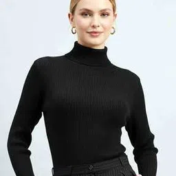 buda jeans co Women Pack of 2 Ribbed Turtleneck Pullovers-picture-10