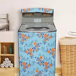 dream care Floral Print Waterproof & Dustproof Washing Machine Cover -picture-34