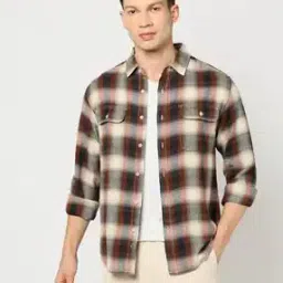 yousta Men Checked Relaxed Fit Shirt-picture-18