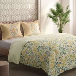 portico 164 TC King-Size Bedcover with Pillow Covers-picture-26
