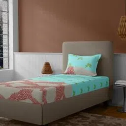 bichauna 120 TC Printed Single Bedsheet with Pillow Cover-picture-38