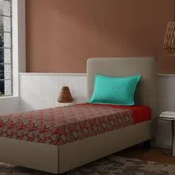 bichauna 120 TC Floral Print Single Bedsheet with Pillow Cover-picture-13