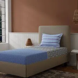 bichauna 120 TC Printed Single Bedsheet with Pillow Cover-picture-10