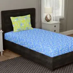 bichauna 104 TC Printed Single-Size Bedsheet with Pillow Cover-picture-38