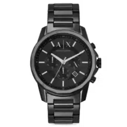 armani exchange Men Chronograph Black Watch - AX7153SET-picture-42