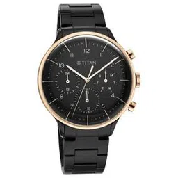 titan Men Water-Resistant Chronograph Watch-NT90102KM01-picture-5