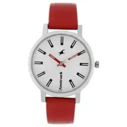 fastrack NP68010SL01 Fundamentals White Dial Leather Strap Watch-picture-43