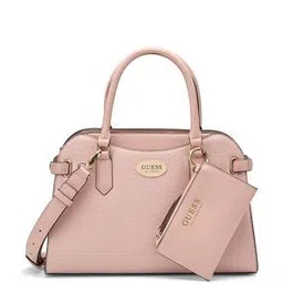 guess Printed Lawndale Satchel Bag with Pouch-picture-31