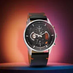 fastrack Men Water-Resistant Opulence Chronograph Watch - NT3315KL01 image 1