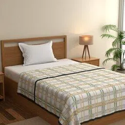 home expressions usa Set of 2 120 TC Checked Single Dohars-picture-21
