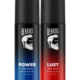 beardo Pack of 3 Power Lust & Glory Long Lasting Deo Body Spray For Men image 1