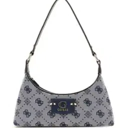 guess Logo Print Neda Top Zip Shoulder Bag-picture-16