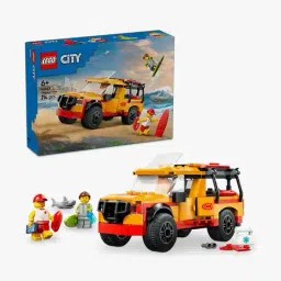 lego City Lifeguard Beach Rescue Truck Playset Building Blocks image 1