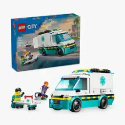 lego City Emergency Ambulance Truck Building Blocks-picture-11