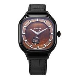 titan Men Stellar Caelum Tiger Eye Automatic Watch - 10008NL02-picture-40