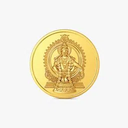 joyalukkas 4G 22 KT Ayappan Yellow Gold Coin-picture-10