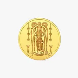 joyalukkas 4G 22 KT Lord Krishna Yellow Gold Coin-picture-23