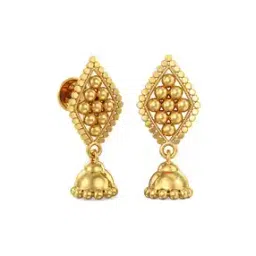 joyalukkas 22 KT Yellow Gold Drop Earrings-picture-30
